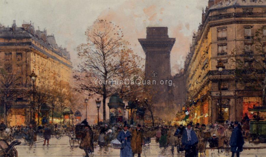 Les Grands Boulevards A Paris - 尤金·加林·拉卢
